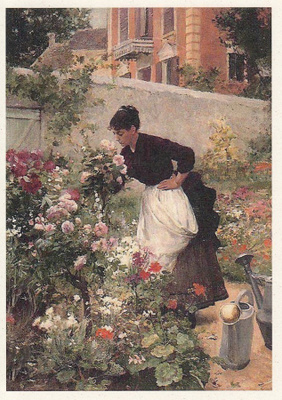 Victor Gabriel Gilbert: Puutarhassa