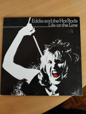 Eddie and The Hot Rods Life on The Line  LP