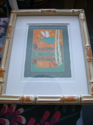 Anu Pellinen, serigrafia KESÄ