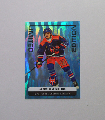 2025-26 Blueline Limited BLUE #LE-14 Aleksi Matinmikko