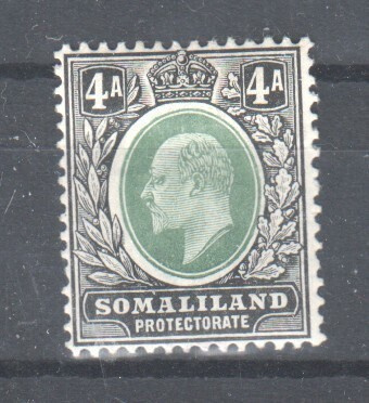 Somaliland protectorate 1905 4 A Edward VII