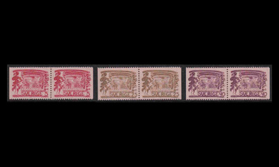 Ruotsi 555-7DD ** Drottningholmin teatteli 200v (1966)