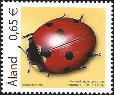 Åland 2006  Kovakuoriaisia Leppäkerttu  0,65 €  ** LaPe 260