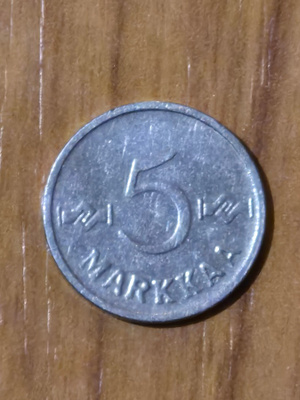 5 markkaa 1954, Suomi