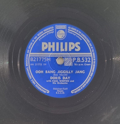 Savikiekko 1955 - Doris Day - Philips P.B.532