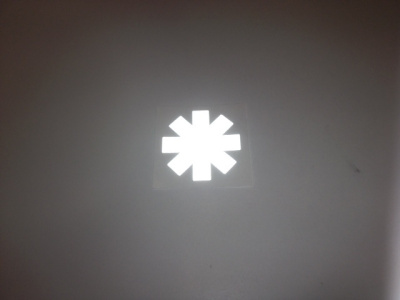RHCP, red hot chili peppers logo heijastintarra