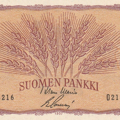 Suomi  100 markkaa 1957 O2114216   kl 9