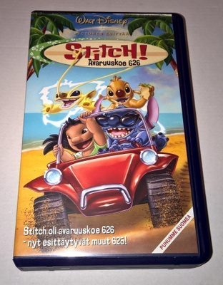 WALT DISNEY  STITCH AVARUUSKOE 626 VHS