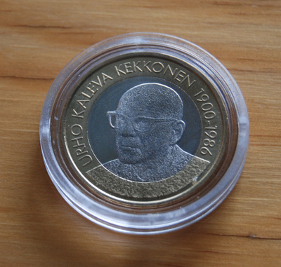 Suomi 2017 5 € Suomen presidentit - U.K. Kekkonen UNC