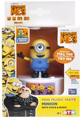 Despicable Me 3: Minion Carl Musiikkirasia, tanssii, liikkuu