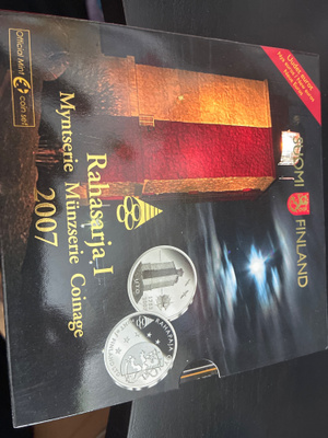 Rahasarja myntserie munzserie coinage 2007
