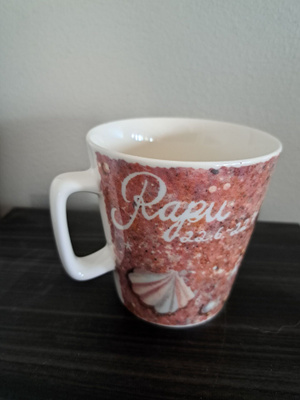 Kultakeramiikka Rapu muki