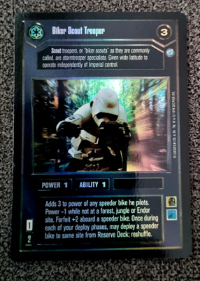 SW CCG - Biker Scout Trooper