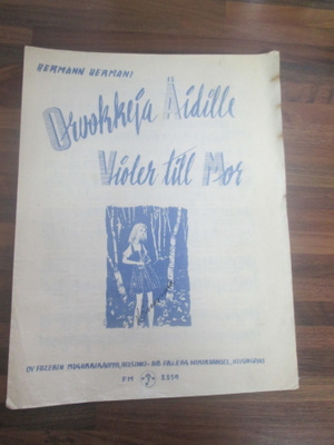 VANHA AUKEAMAN NUOTTI - ORVOKKEJA ÄIDILLE