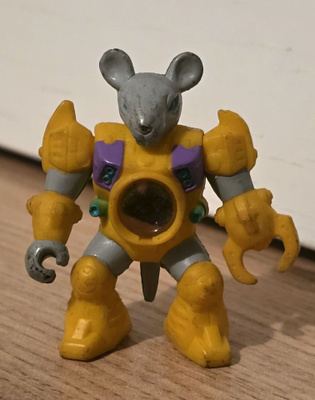 Battle Beasts Laser Beasts Brain Mouse #88 (1988)