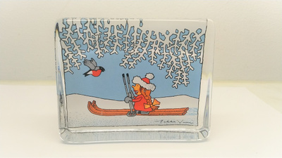 Iittala lasikortti Tonttutyttö, Pekka Vuori