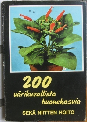 Jan Elffers: 200 värikuvallista huonekasvia. 144 s.