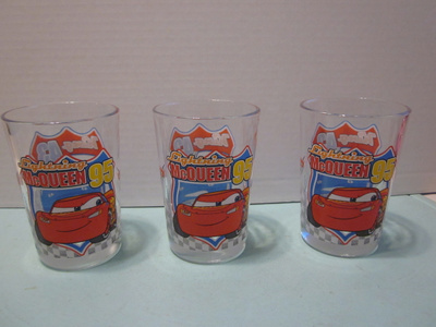 Disney Cars juomalasit, 3 kpl