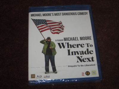 WHERE TO INVADE NEXT - BLU-RAY  UUSI MUOVEISSA michael moore