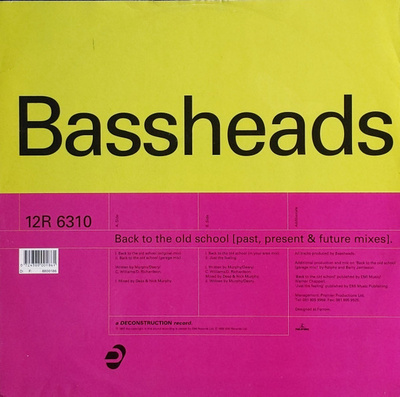 Bassheads - Back To The Old School 12”
