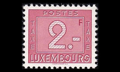 Luxemburg P-32 ** Porto 2 Fr (1946)