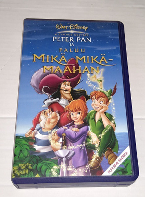 PETER PAN JA PALUU MIKÄ MIKÄ MAAHAN VHS DISNEY