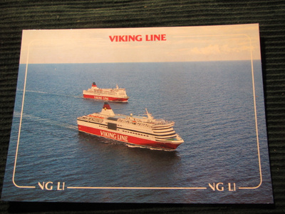Viking Line. Laivapostikortti