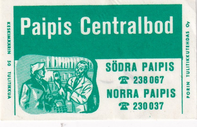 Paipis, Centralbod    8/7