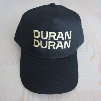 Duran Duran Europe 2025 musta lippalakki
