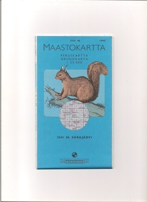 Maastokartta 1:20 000 Sarajärvi