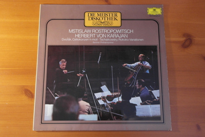 Mstislaw Rostropowitsch/Herbert von Karajan LP.