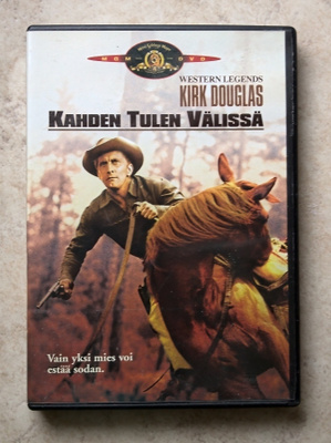 Kahden tulen välissä, DVD. Kirk Douglas
