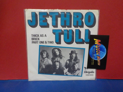 JETHRO TULL - THICK AS A BRICK EX/EX- UK -72 7"