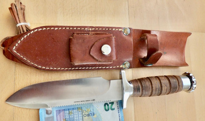 VANHA Taisteluveitsi Hackman Vietnam Rambo SIISTI