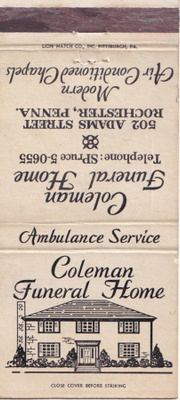Coleman Funeral Home  USA b635