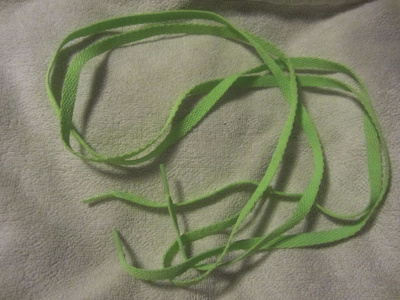 Kengännauhat Neonvihreät pituus 110 cm
