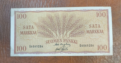 100 markkaa v. 1957