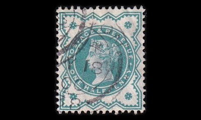 Iso-Britannia 100 o Victoria ½ P (1900)
