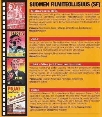 Niskavuoren Heta / Juha / 1918 / Pojat (4DVD) *UUSI*