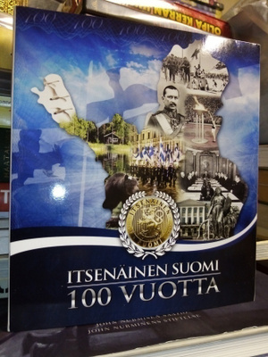 Itsenäinen Suomi 100 vuotta kolikko + keräilykansio