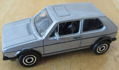 VW Golf 1600 GTi mk1 Silver Grey 1976 Matchbox MB1200 1:64