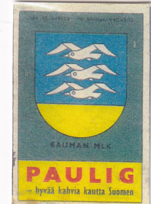 Rauman mlk , Paulig, vaakuna   sk3/1