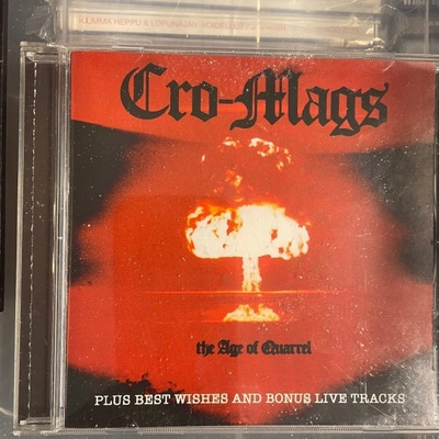 Cro-Mags - The Age Of Quarrel / Best Wishes cd RARE Hardcore