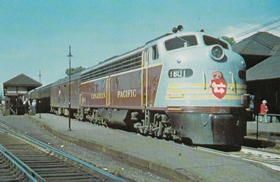 Juna veturi Canadian Pacific " ALOUETTE"  # 1801  p171