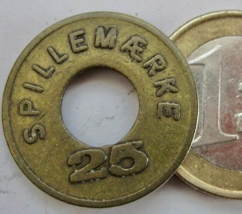 VANHA Poletti Tanska 25 öre