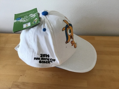 Lasten valkoinen FIFA Word cub Brasil ( 2014 )  lippalakki