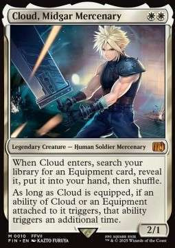Magic the Gathering Cloud Midgar Mercenary