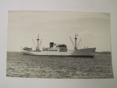 VANHA Postikortti Laiva Astrid Thorden 1950-luku