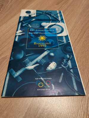 Barcelona 1992 Finnish Team - lehti