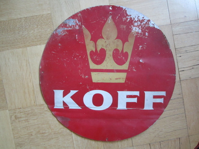 VANHA KOFF PELTIKYLTTI 60-70 LUVULTA